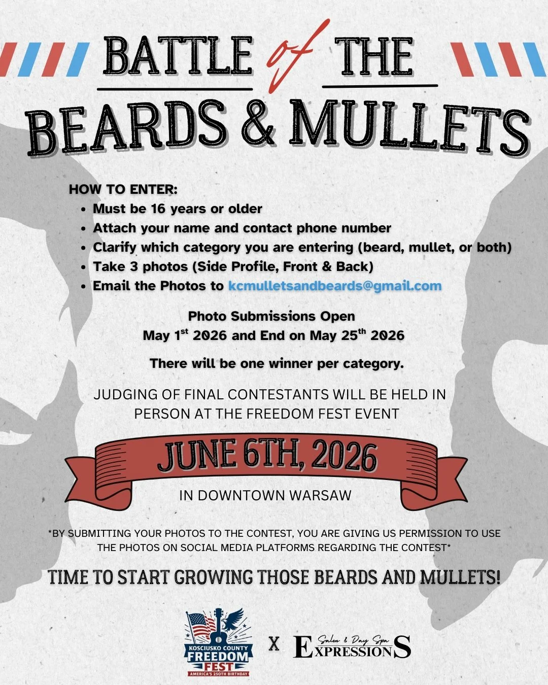 The Battle of the Beards & Mullets Contest 2026