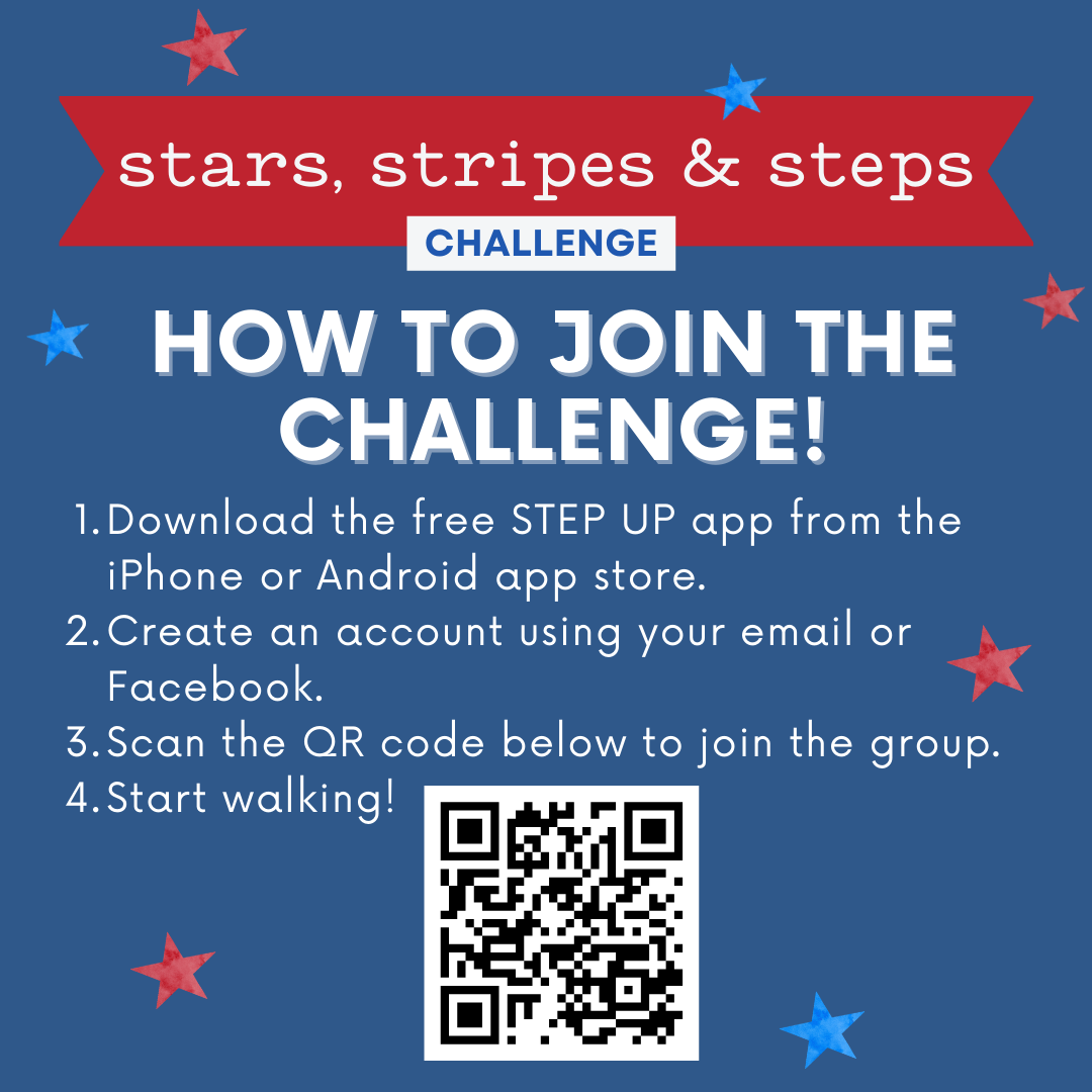 Stars, Stripes, & Steps Walking cChallenge
