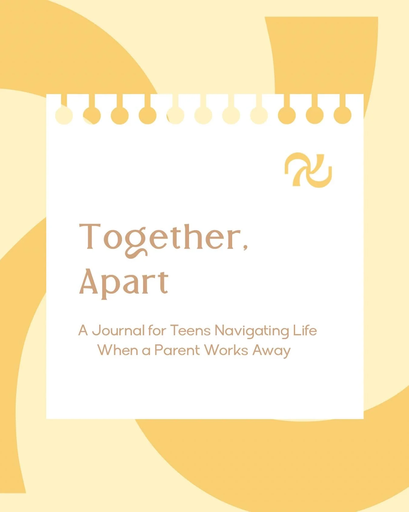 Something exciting is coming! 

I&rsquo;m so proud to share Together, Apart: A Journal for Teens Navigating Life When a Parent Works Away. 

A guided journal designed especially for adolescents managing repeated transitions. This journal gives young 