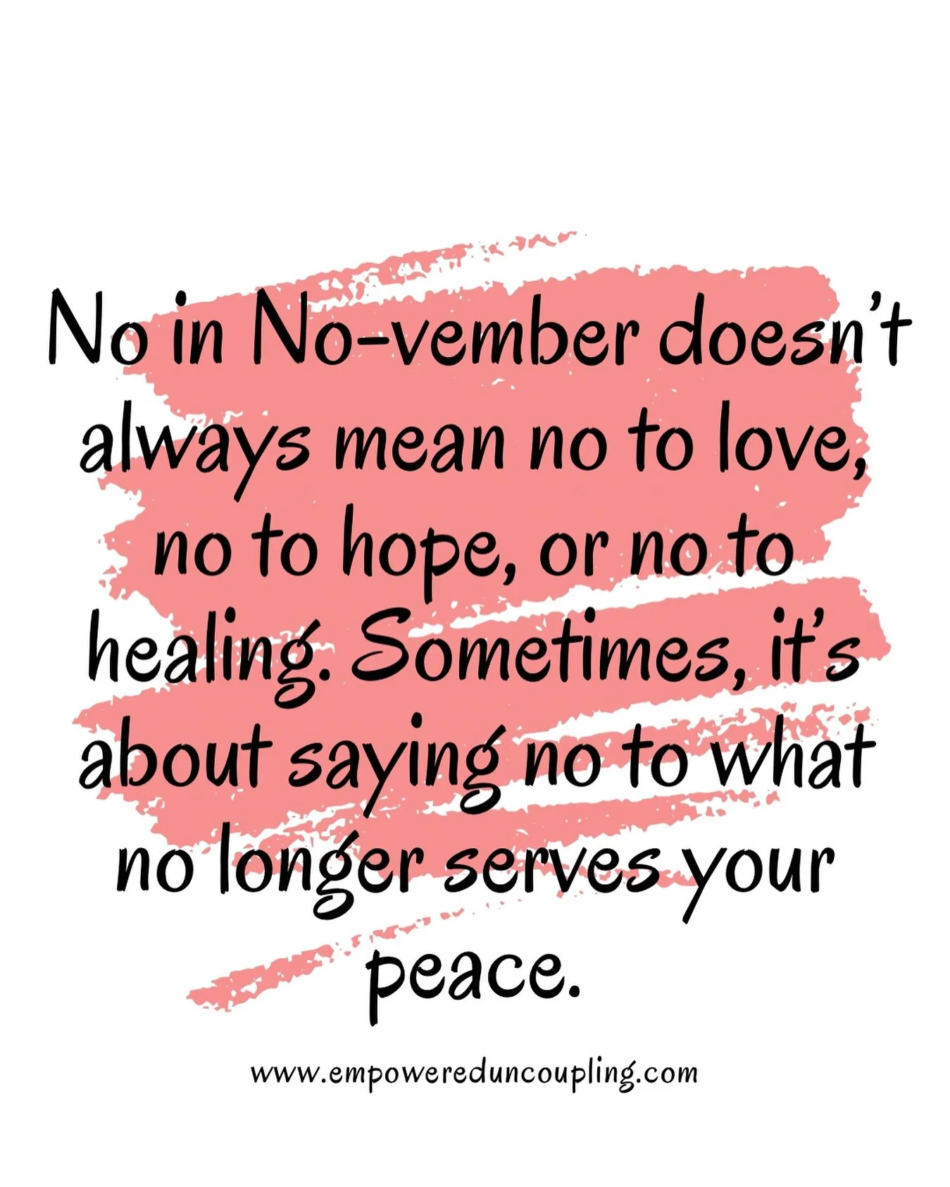 No to chaos.
No to bitterness.
No to dragging out what&rsquo;s already over.
No to letting fear decide your future.

If you&rsquo;re standing at a crossroads this season, remember &mdash; saying no can be one of the most powerful forms of self-care. 
