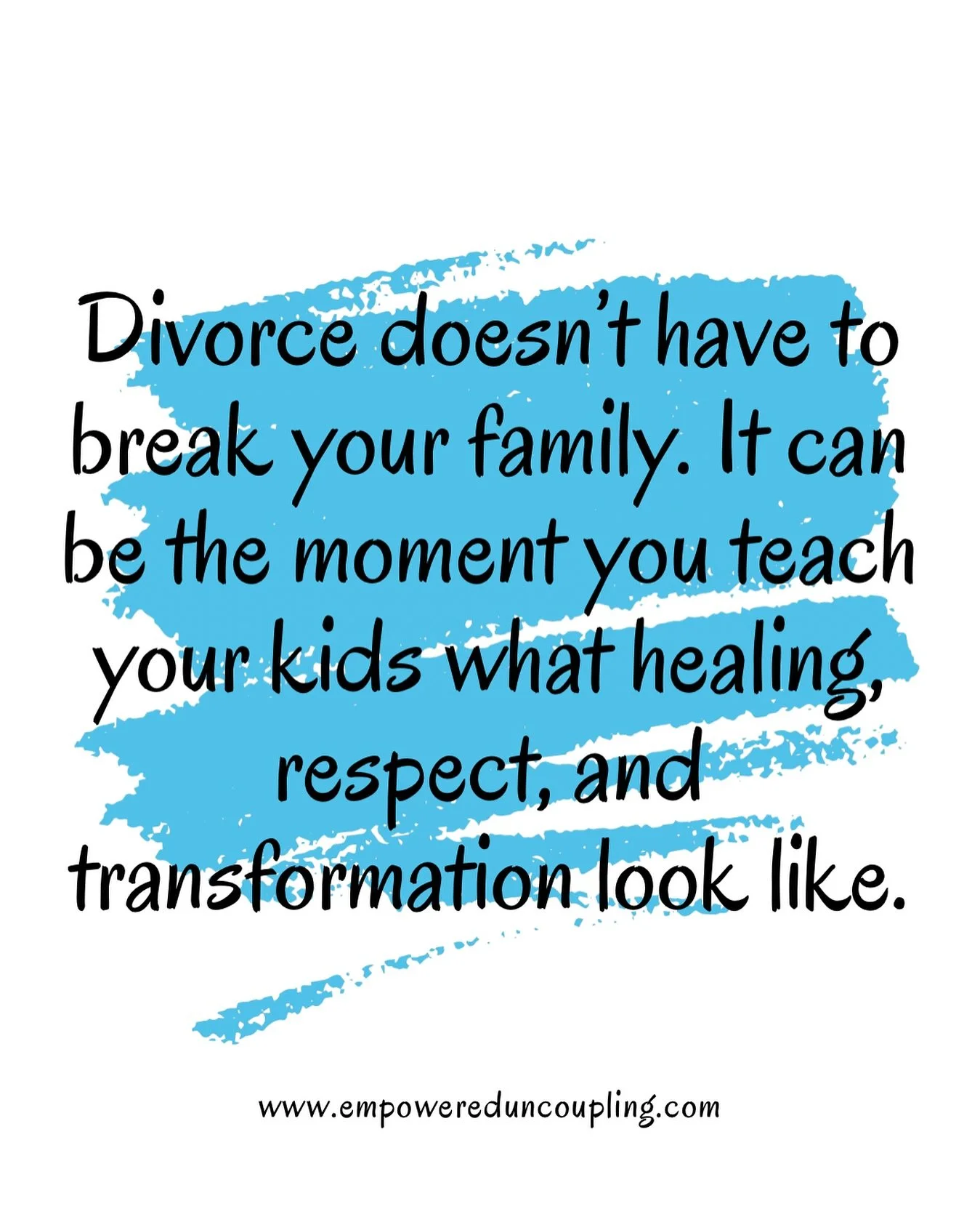 Divorce doesn&rsquo;t have to break your family &mdash; it can be the beginning of transformation.

When two people choose a kinder ending, they don&rsquo;t just protect themselves&hellip; they protect their kids.

Children don&rsquo;t need perfectio