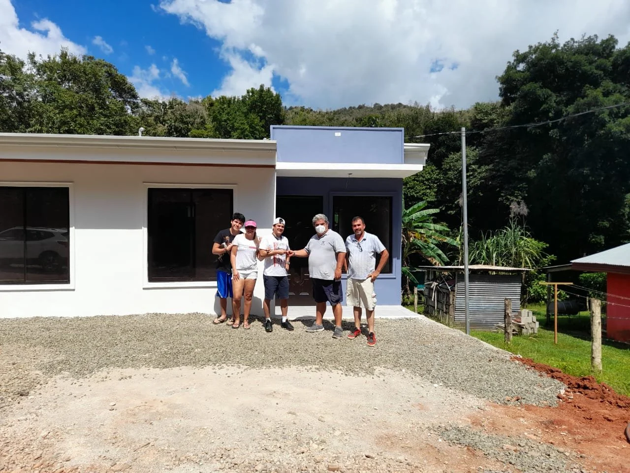 Nombre: Proyecto Casa Hojancha- GTE
Área: 54 m2 
Sistema Constructivo Prefa-Block