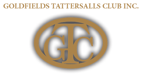 Close-up of a logo with the letters G, C, and C inside an oval shape, using gold and black colors.