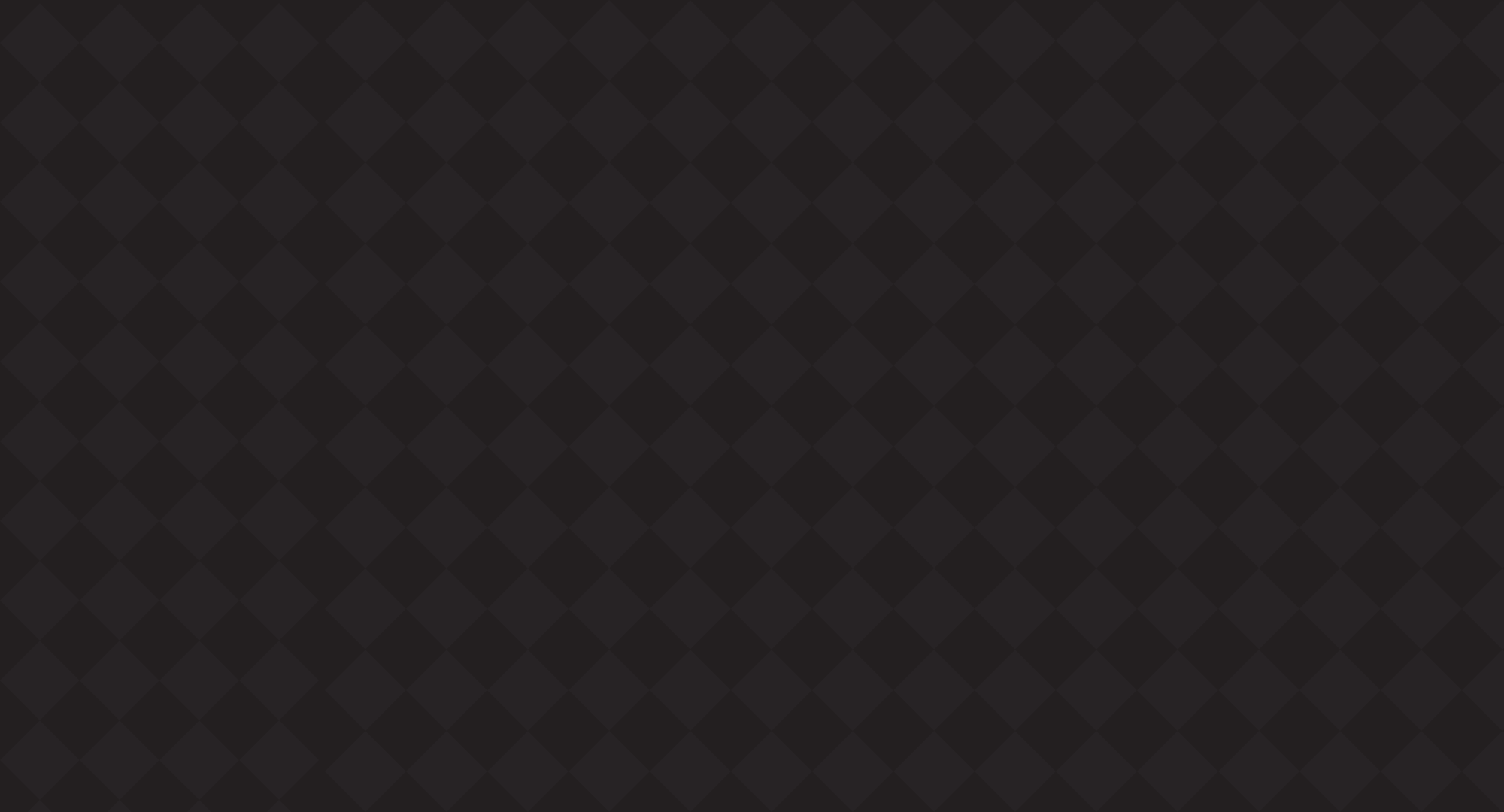 A black and gray checkered patterned background.