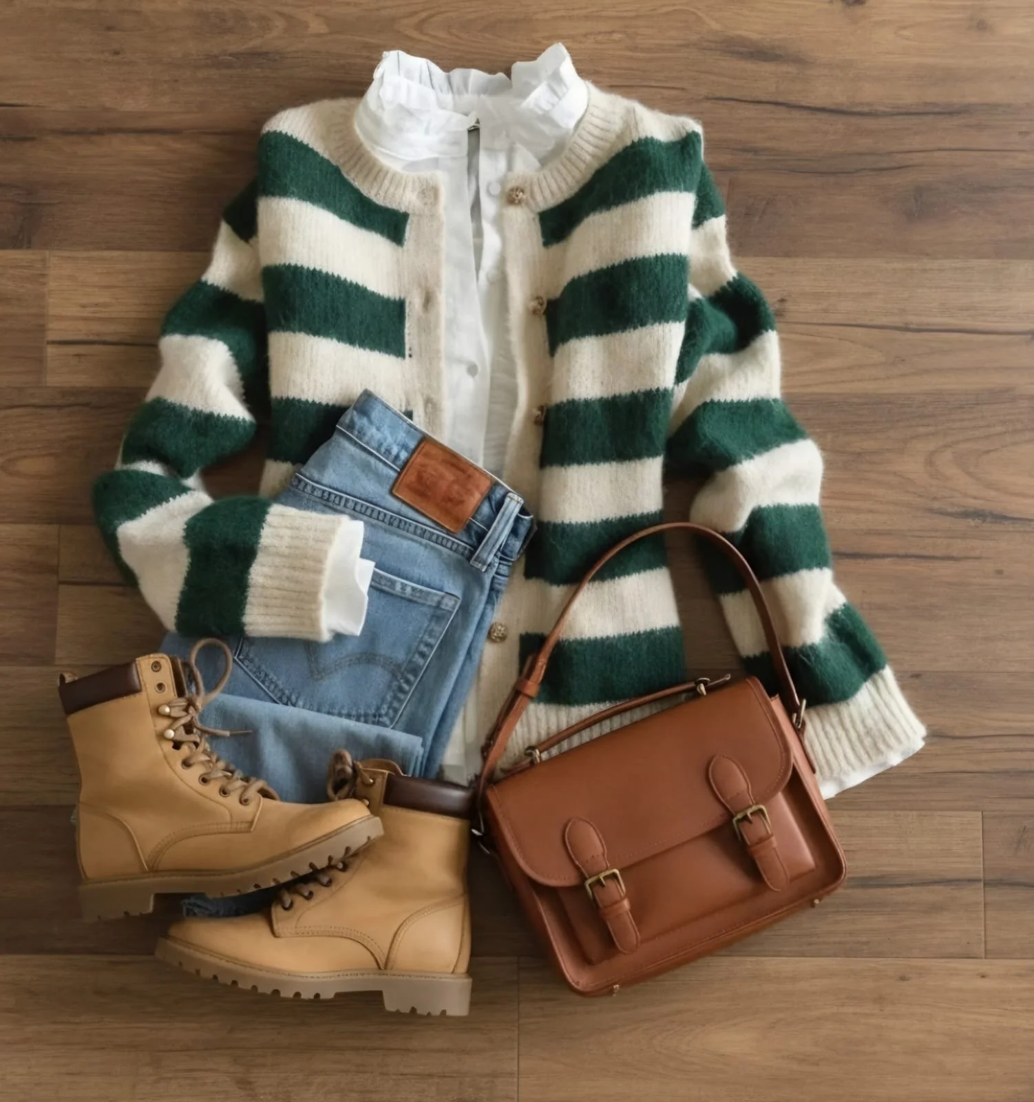 Green & Cream Cardi 1.jpeg