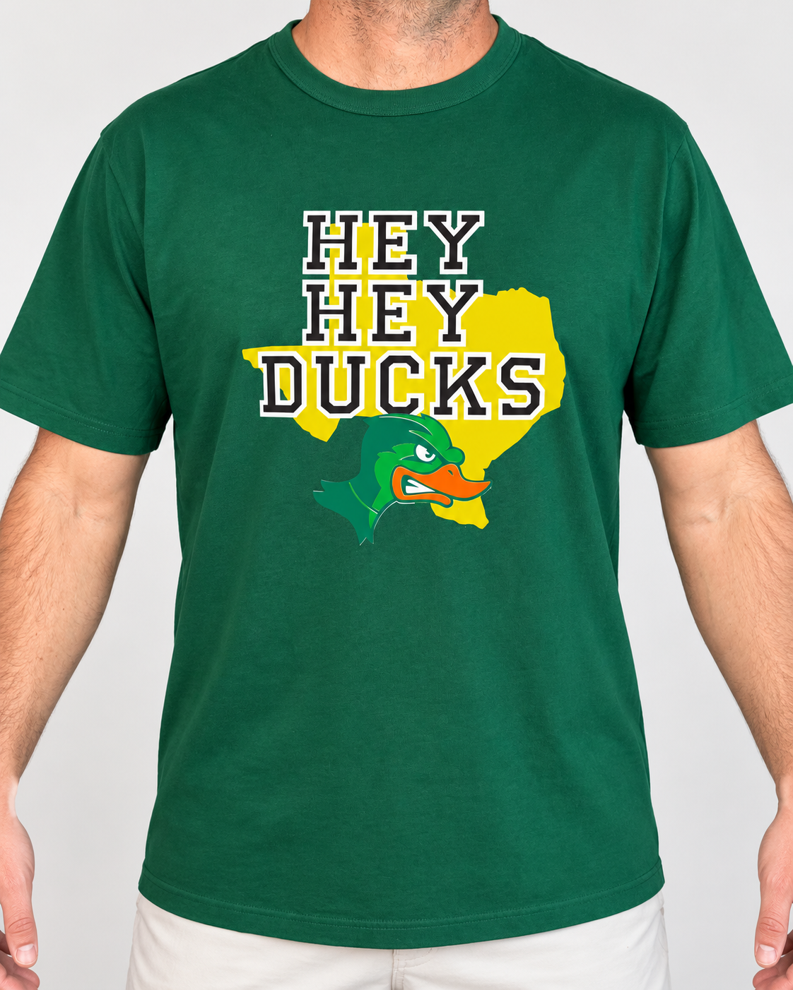 Hey Hey Ducks Spirit Tee 🦆💛💚