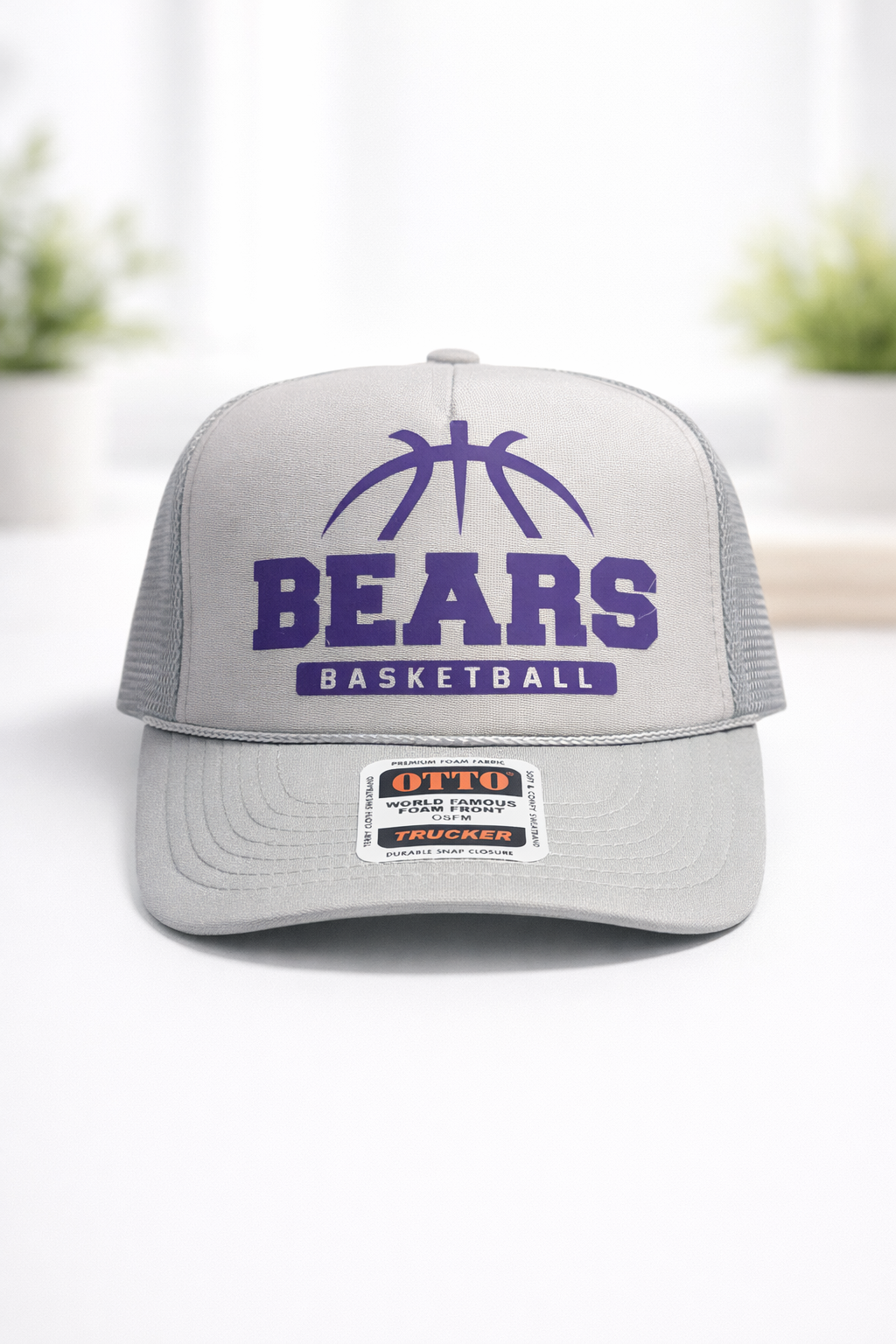 Bears Basketball Classic Foam Trucker Hat