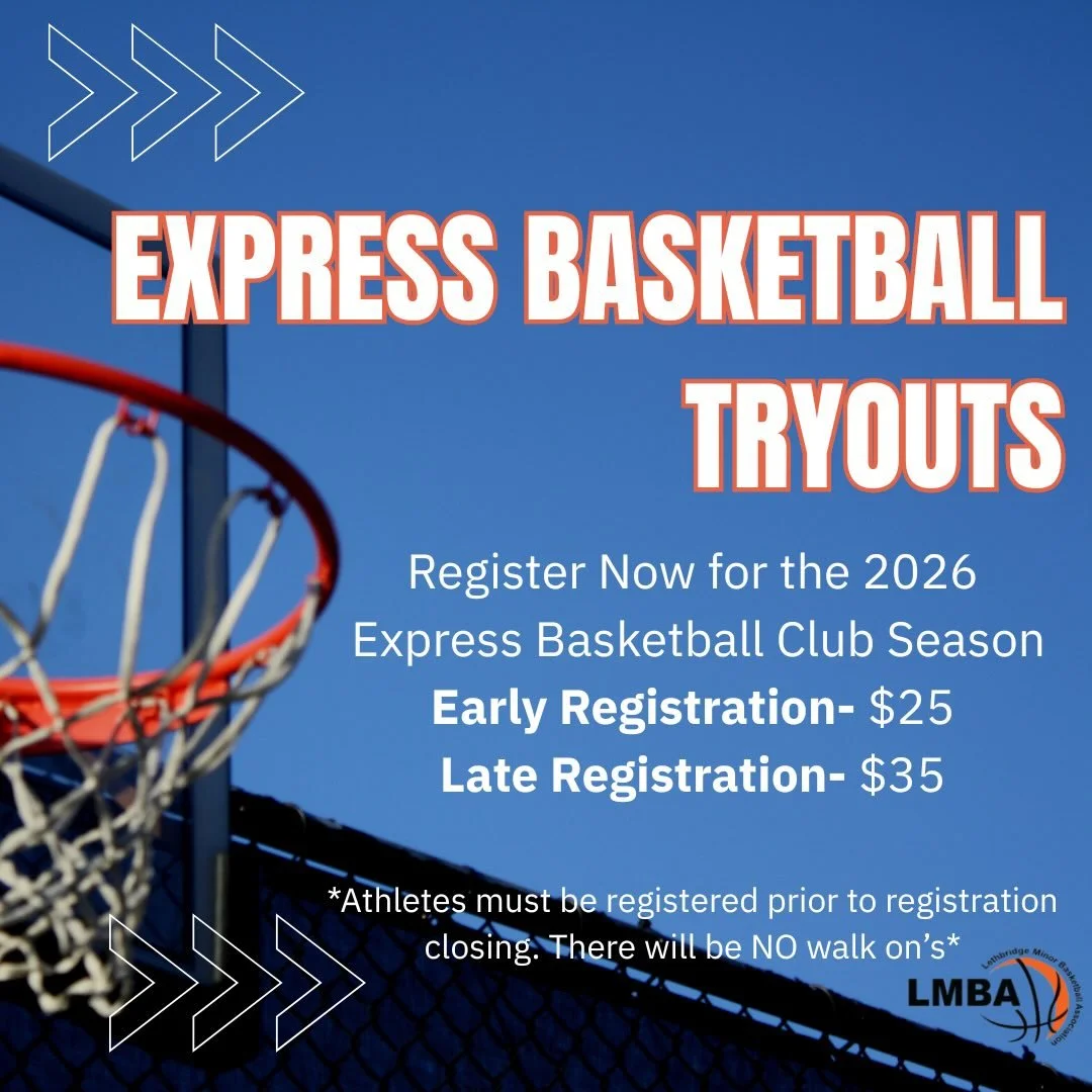 🏀Express basketball tryout registration is live! Find the link in our bio or on our website 🏀