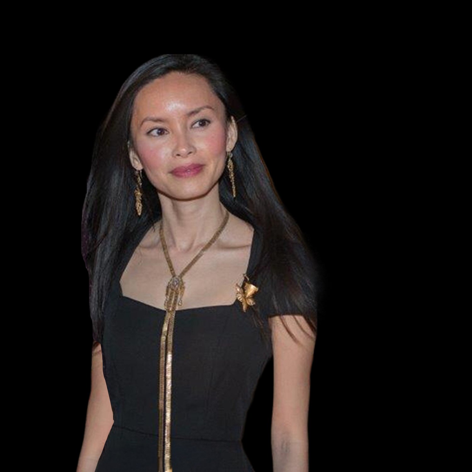 VICTORIAN SOLID 14K GOLD LONG NECKLACE FOR SALE