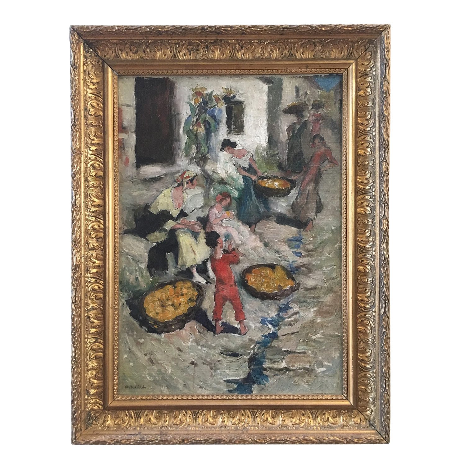 ALLAN OSTERLIND (1855-1938) - RUE DE VILLAGE ANDALOU