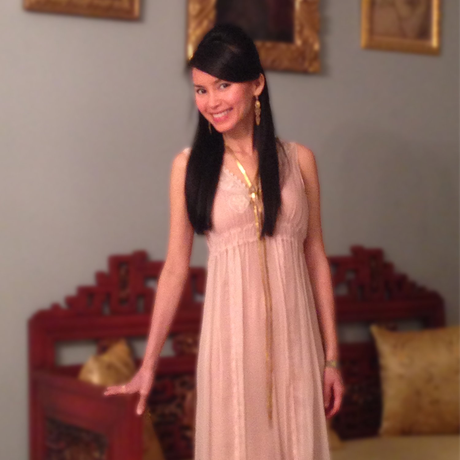 VICTORIAN SOLID GOLD LARIAT NECKLACE FOR SALE