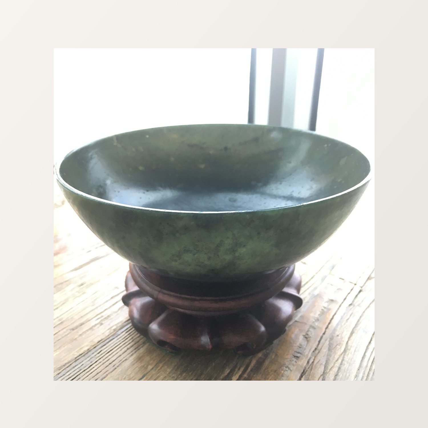 QIANLONG JADE BOWL FOR SALE QING DYNASTY
