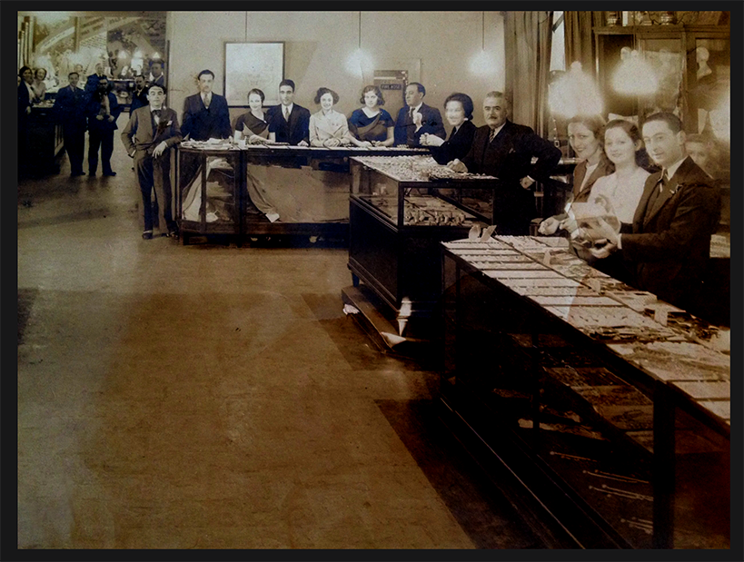 Chicago World's Fair, 1933 - Jewelry Counter with our Historic Gallery Staff