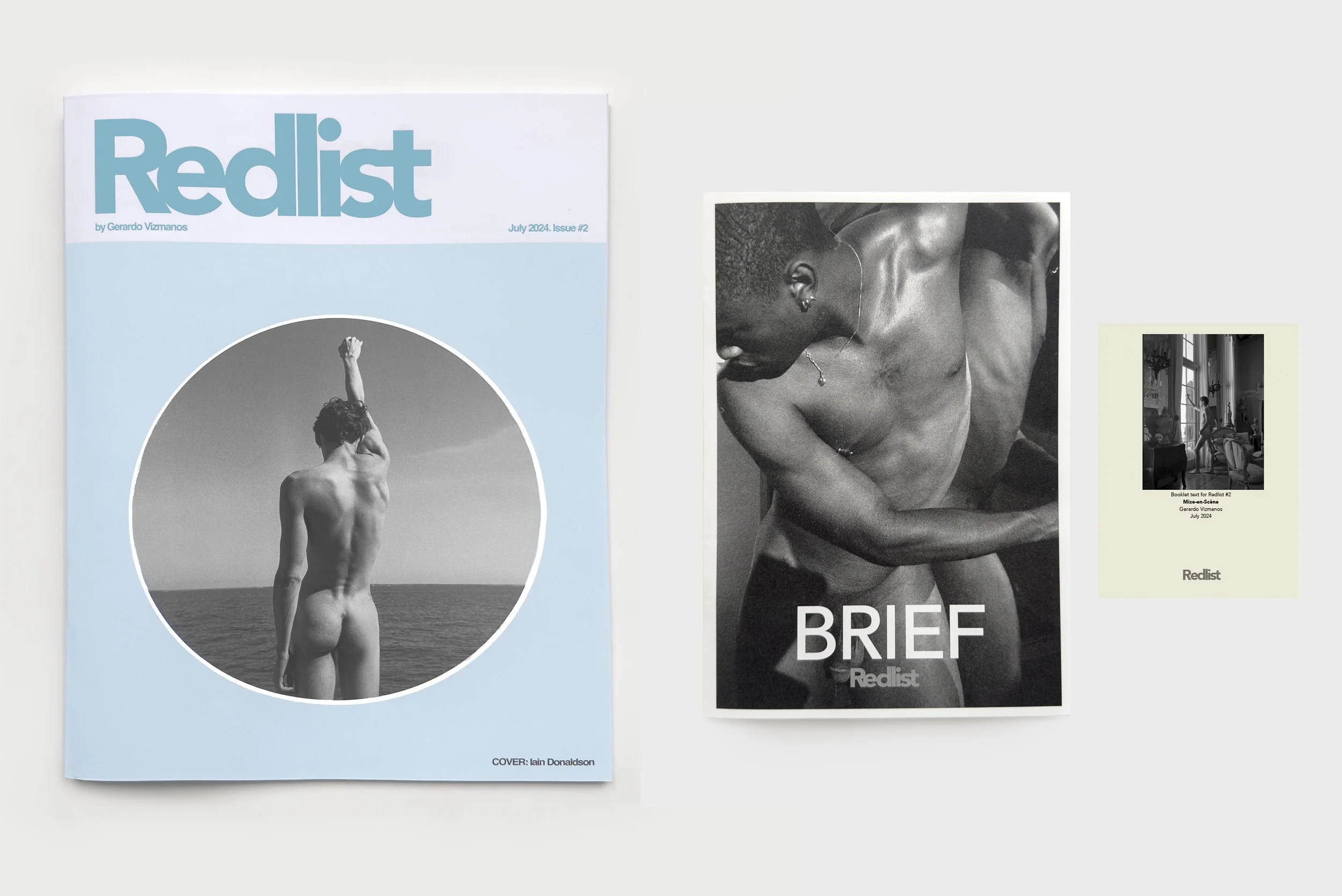 Redlist Magazine  
 REDLIST is publication I started in 2024, to show my work. Rooted in the tradition of zines and independent publishing, REDLIST is published in print with the aim to be a platform to explore artistic, political, and historical p