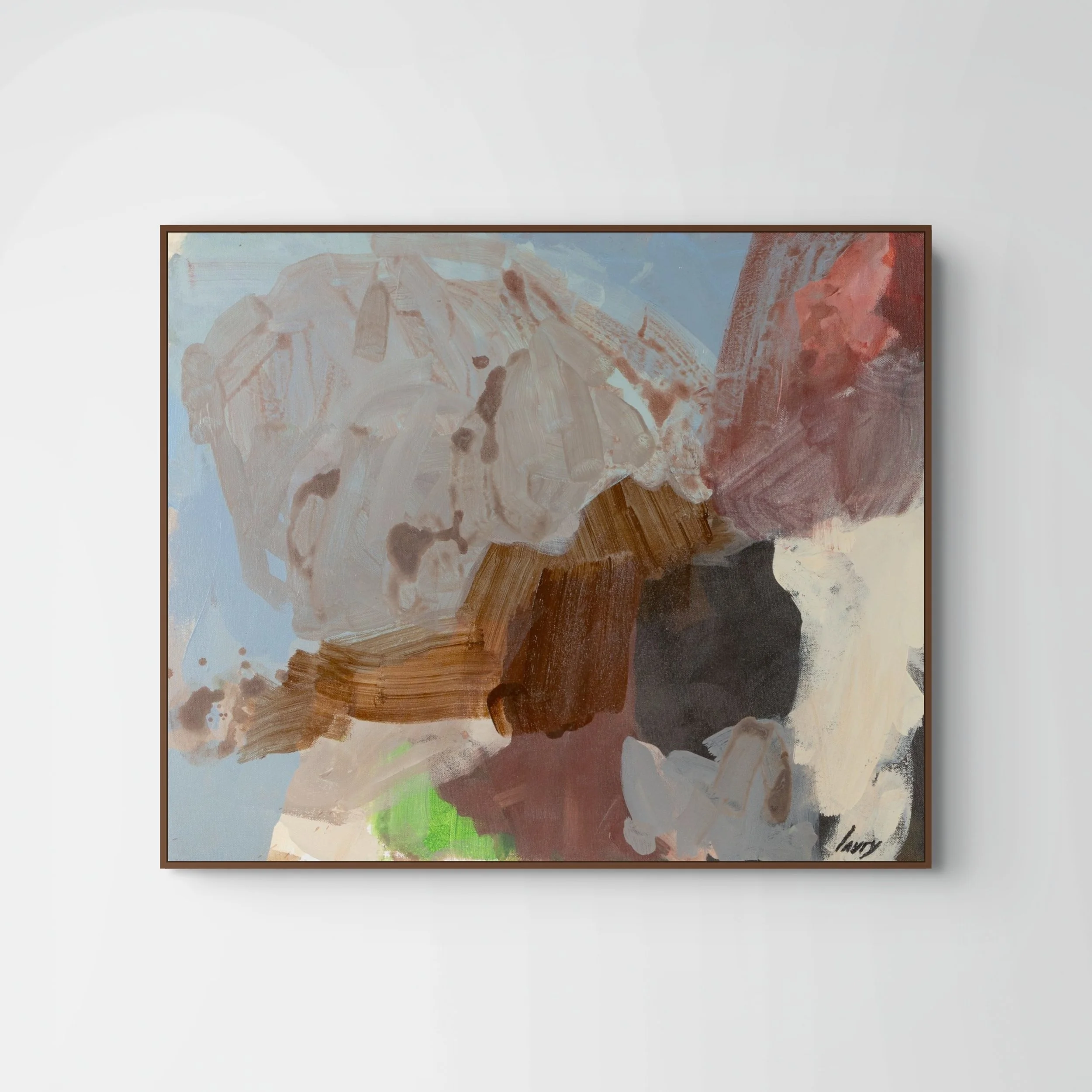 Grief landscape I, 2025, acrylic on canvas, 18 x 24