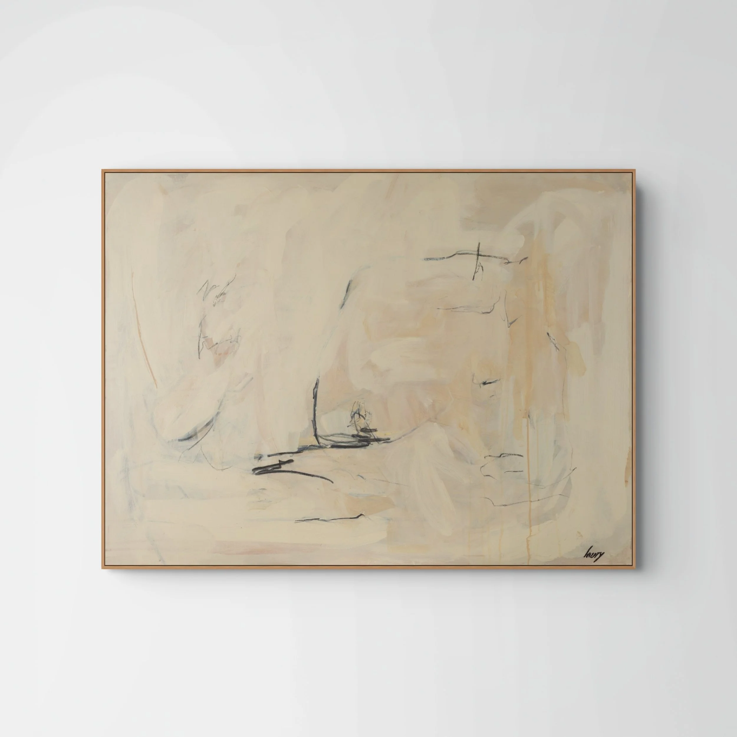 I can feel the whole world (I'm not ready to go), 2023, acrylic and charcoal on canvas 40 x 30 in