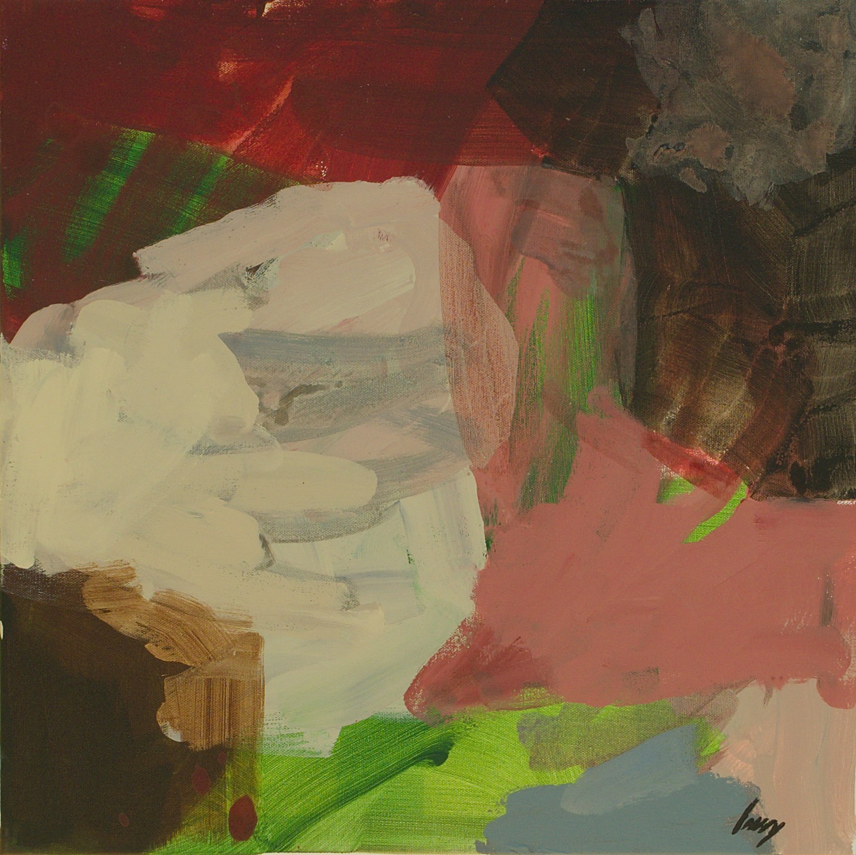 Taken to heart, 2025
Original acrylic on canvas
20 x 20  in