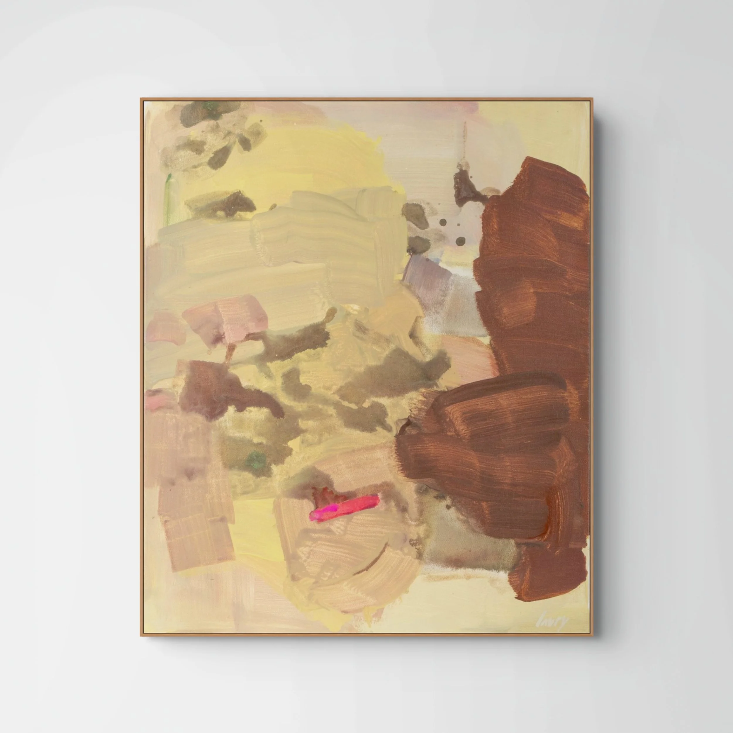 Affecting (Grief landscape II), 2025, acrylic on canvas 20 x 24 in