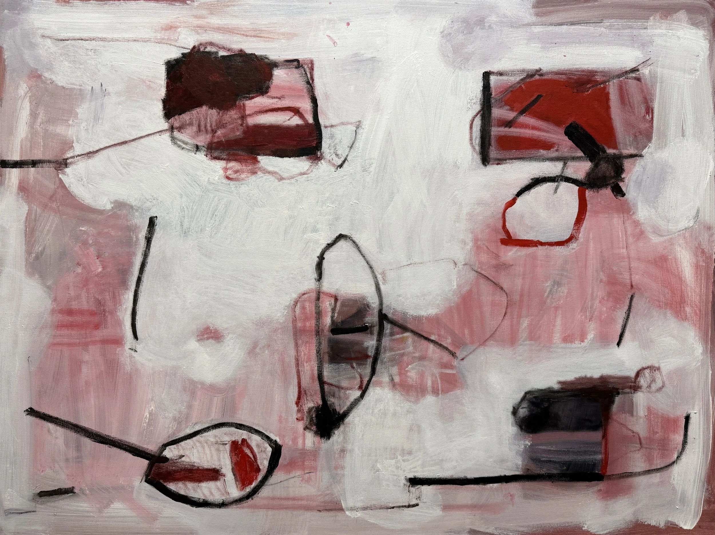 Love unbound, 2025
Original acrylic and charcoal on canvas
40 x 30 in