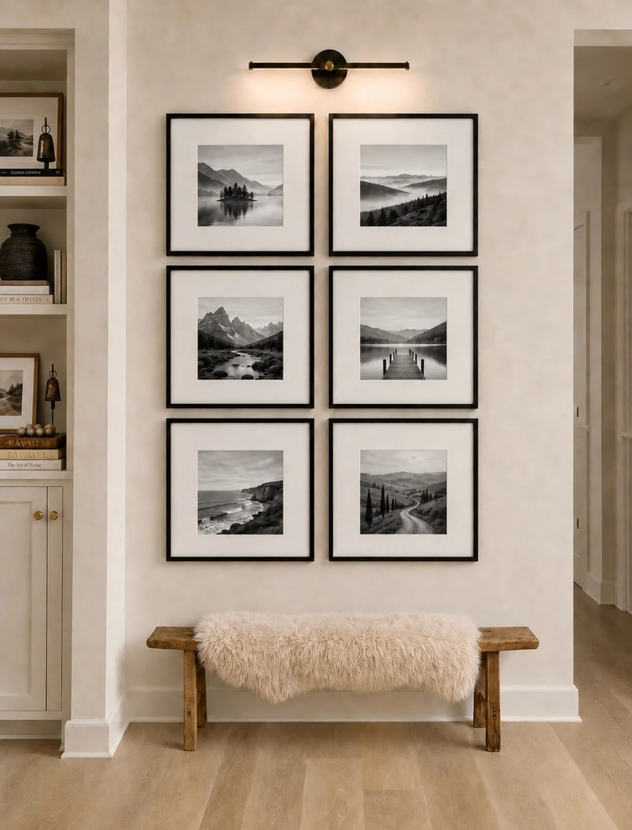 It could have stayed a blank wall&hellip; but why? 🤍

Sometimes the spaces that seem the most insignificant are the ones with the most potential. A bench, layered texture, collected artwork, lighting, and a few thoughtful details completely transfor