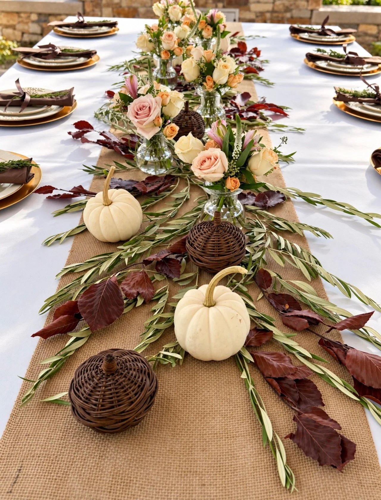 A little wine, a beautiful table, and the prettiest fall details. 

I loved putting together this tablescape for a wine event&mdash;layering warm autumn tones, fresh florals, natural greenery, and simple seasonal touches to create something inviting 