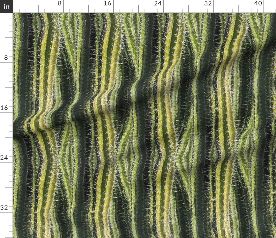 Realistic Cactus Print