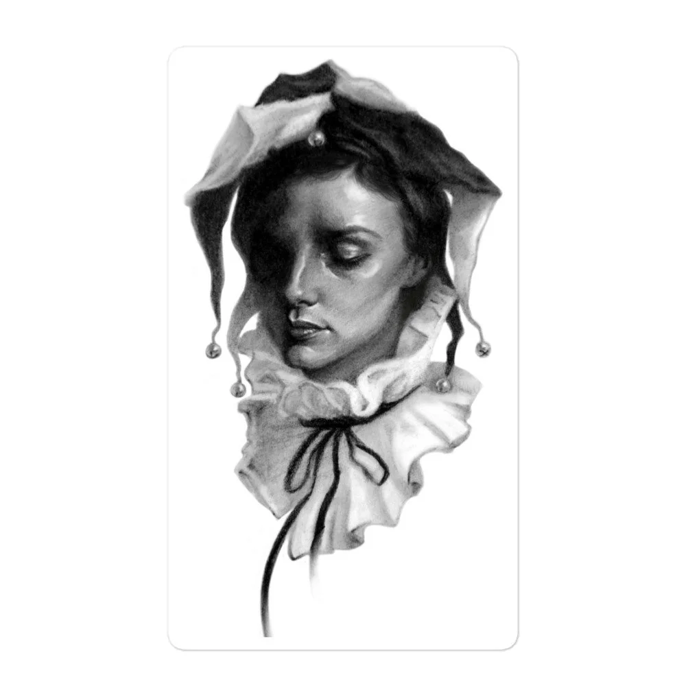 Melodramatic fool sticker
