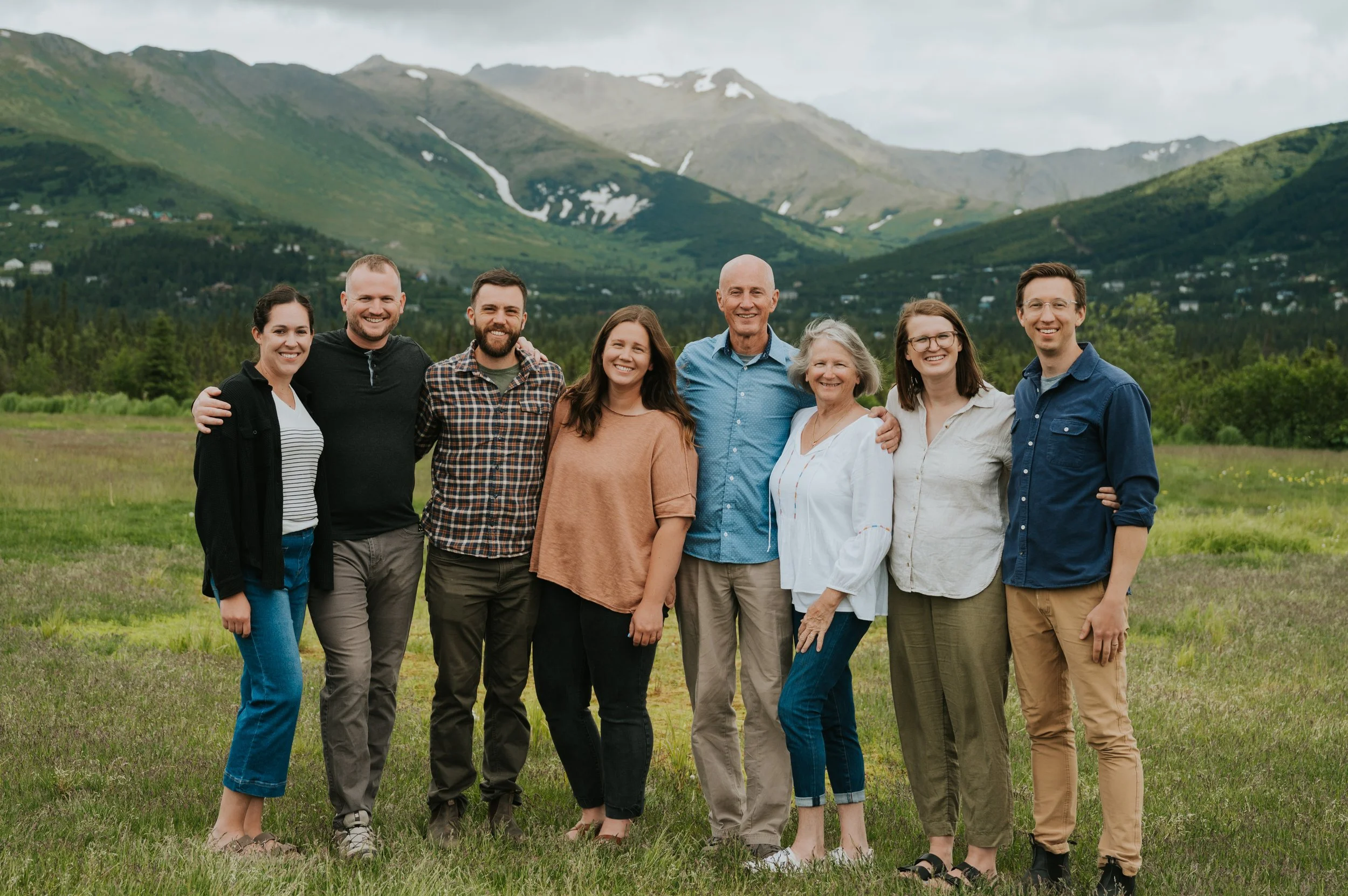 large family with adult children