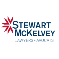 Stewart McKelvey logo with red starburst and text 'Lawyers Avocats'.