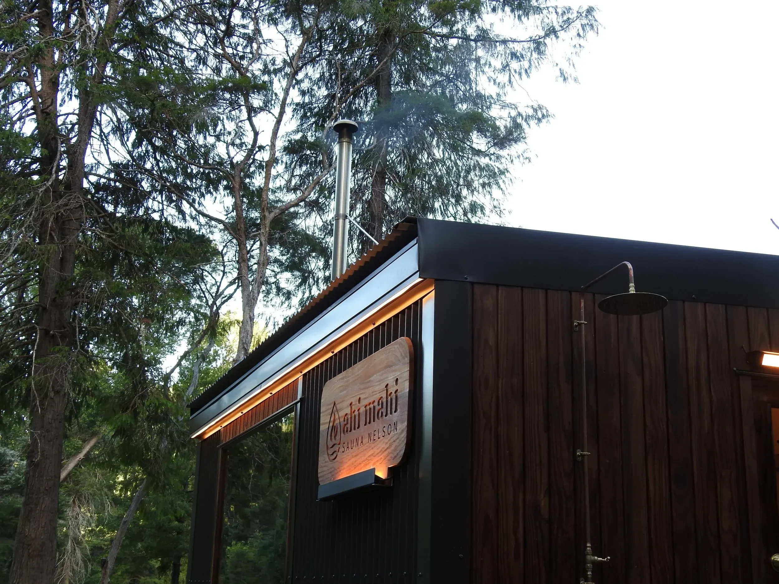 Ahi Mahi Sauna Nelson, Maitai Valley Motor Camp