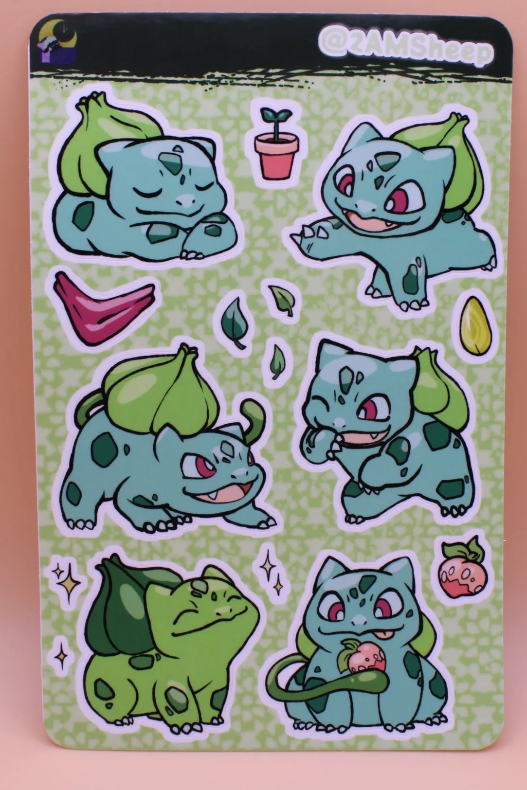 Bulbasaur Sticker Sheet
