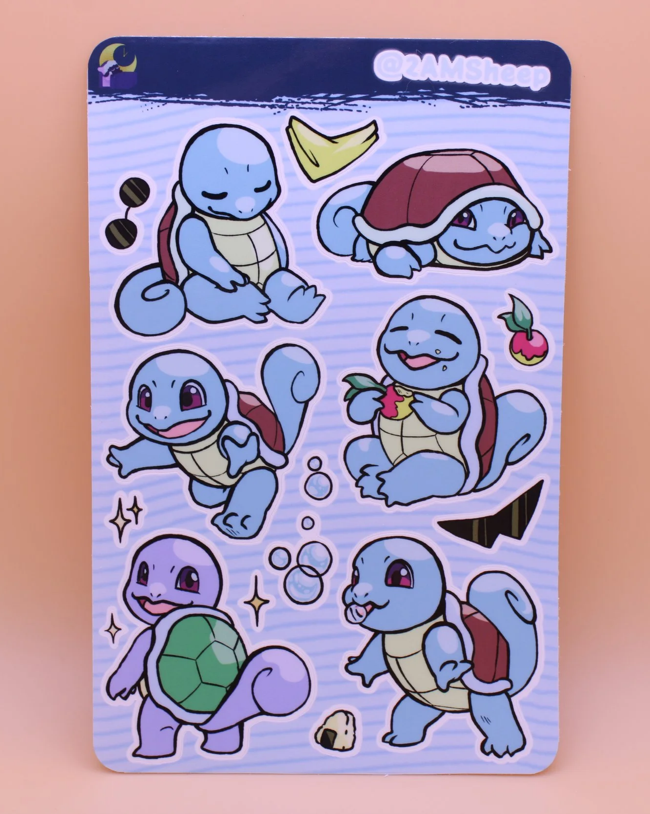 Squirtle Sticker Sheet