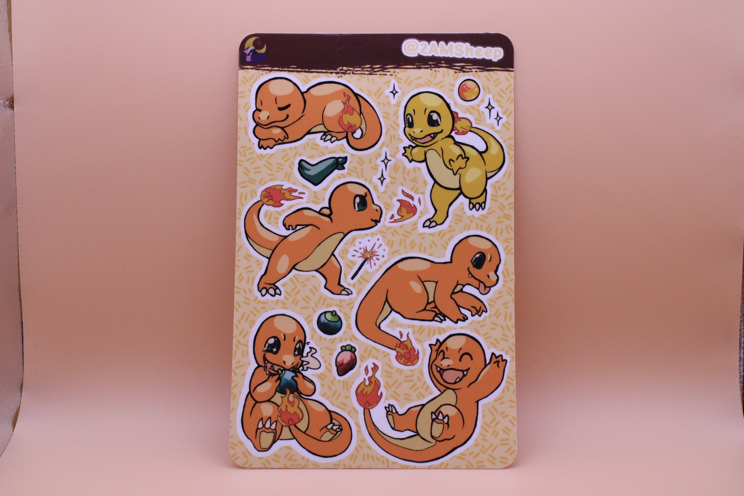 Charmander Sticker Sheet
