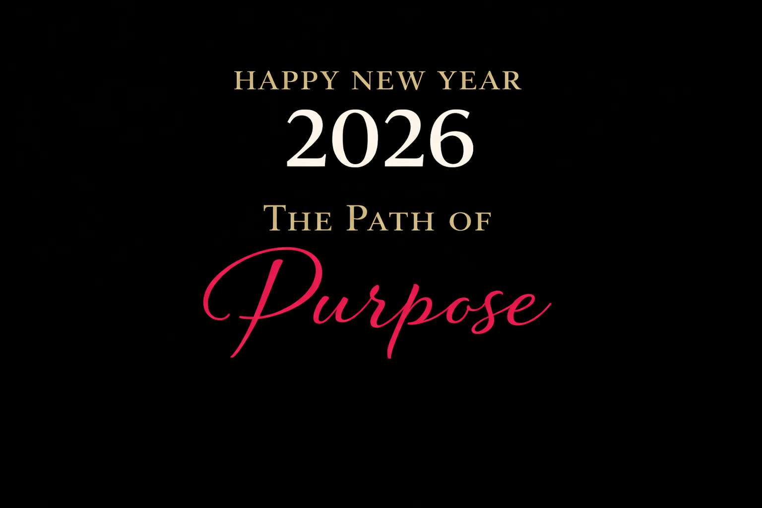 The Path of Purpose!