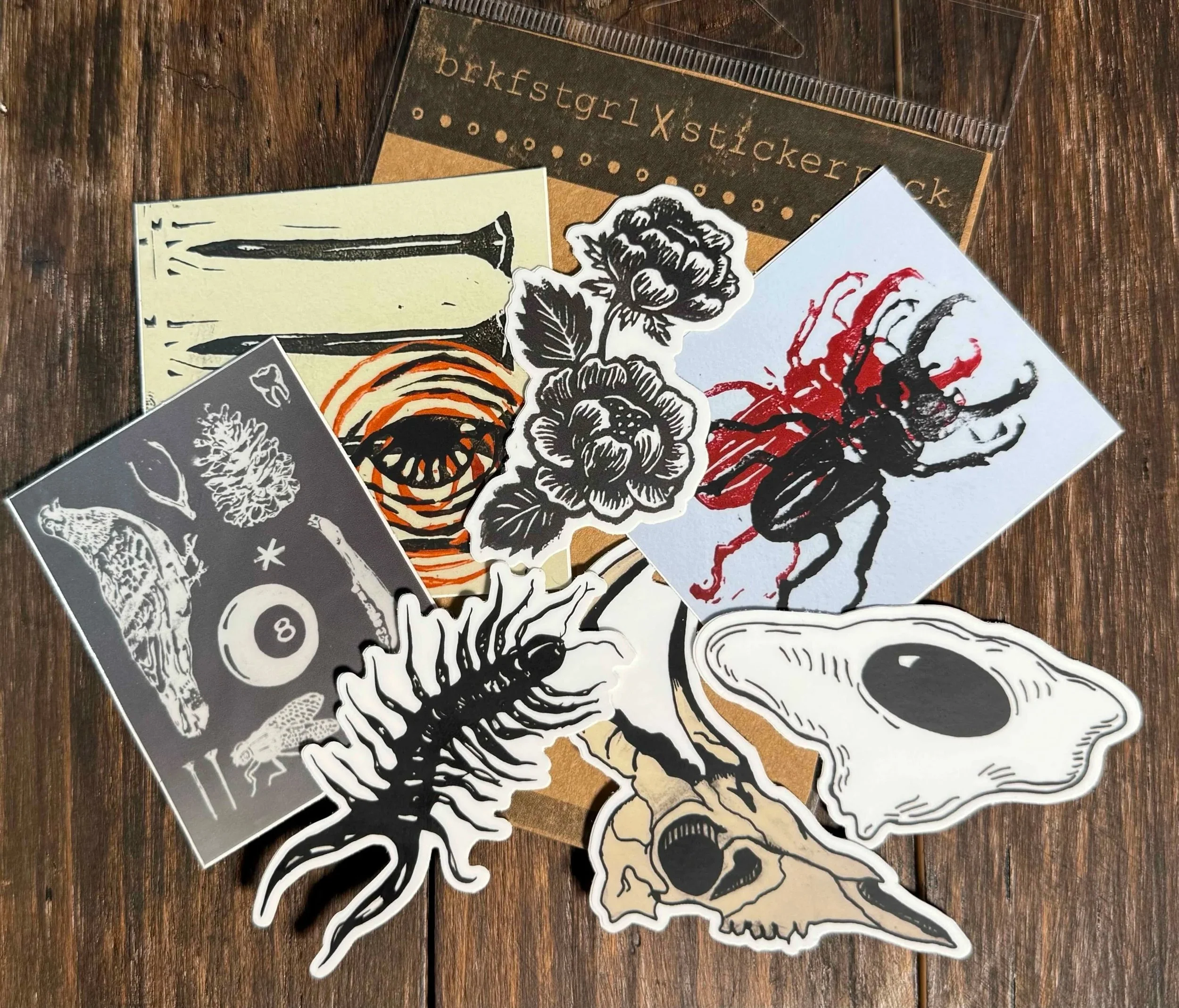 brkfstgrl Sticker Pack