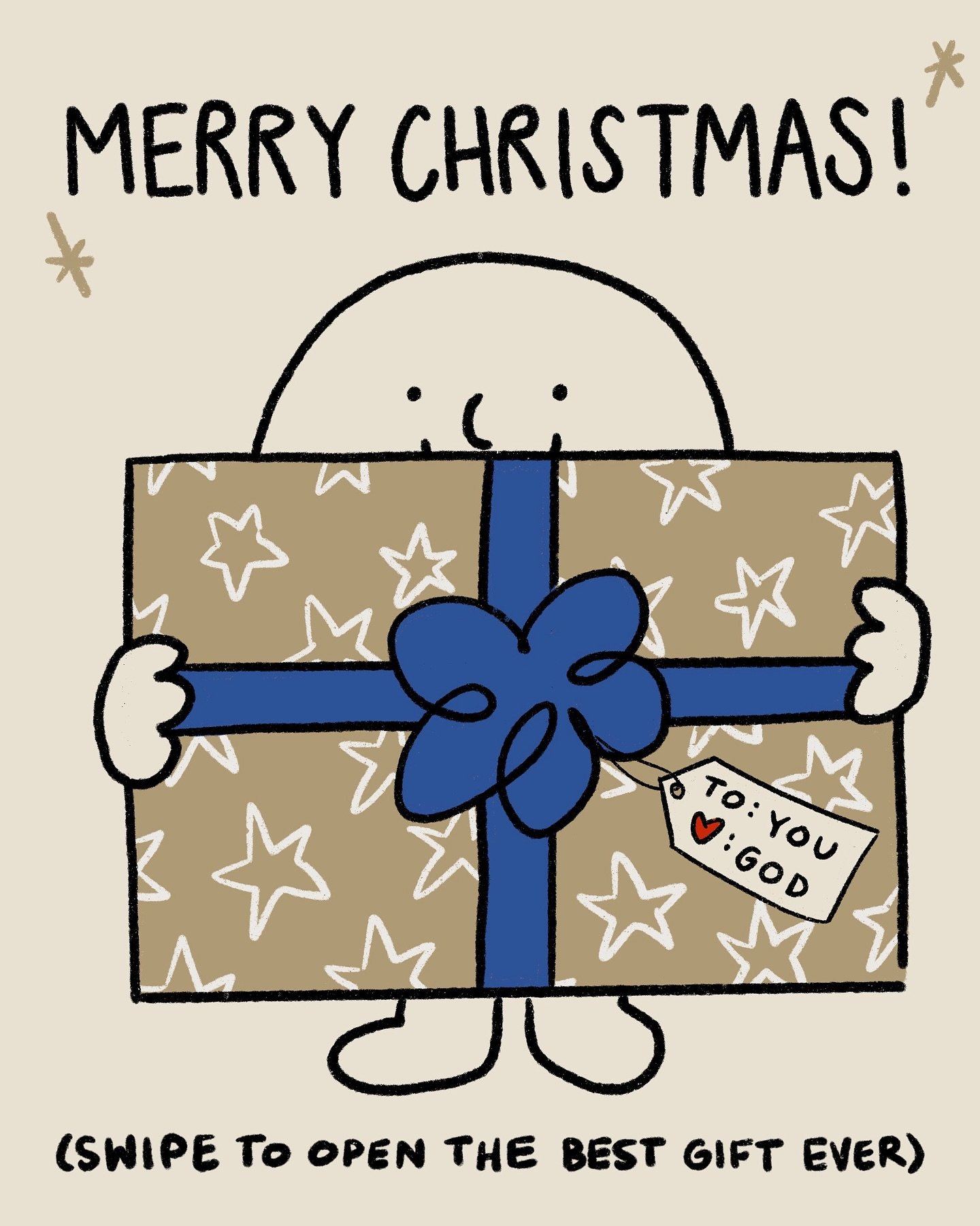 Best. Gift. Ever. Merry Christmas! ✨🤍
Illustrated by: @itsalexcox