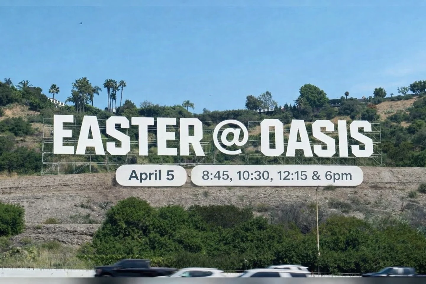 We fixed it. 

And can&rsquo;t wait to see you tomorrow for Sunday service! 🥳 
Service times: 8:15, 10:30, 12:15.