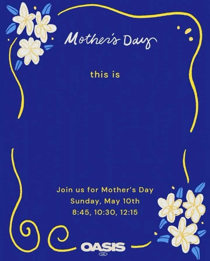 We 💙 Moms!! We can&rsquo;t wait to see you tomorrow for a special Mother&rsquo;s Day Sunday celebration! ✨💐

Service times: 8:45, 10:30, 12:15