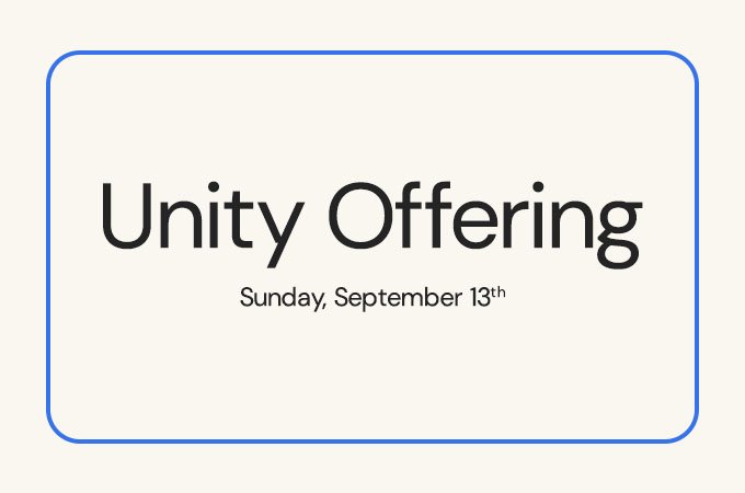 Unity Offering