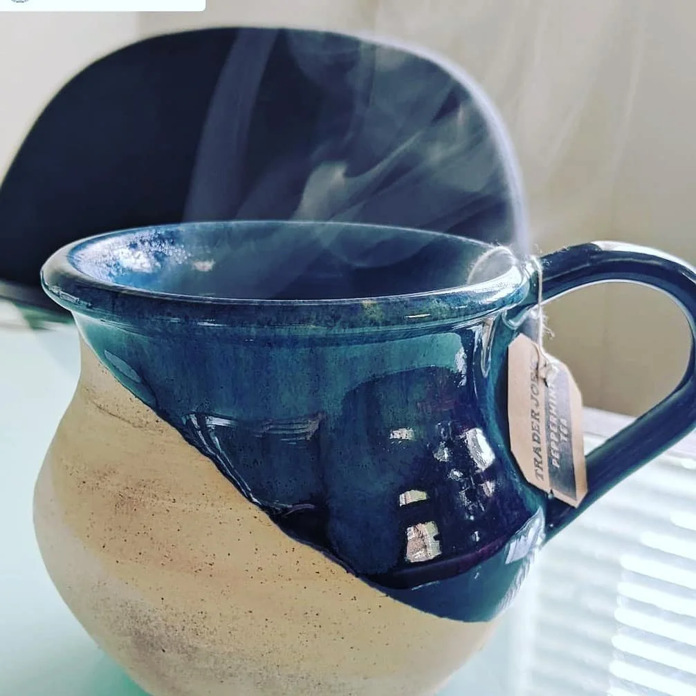 Drinking some peppermint tea from a mug that I made i began to reflect on the recent events of my life. The past few months have brought its own ups and downs; new beginnings and quiet ends. As I sit here sipping I ask myself, what fills my cup? What