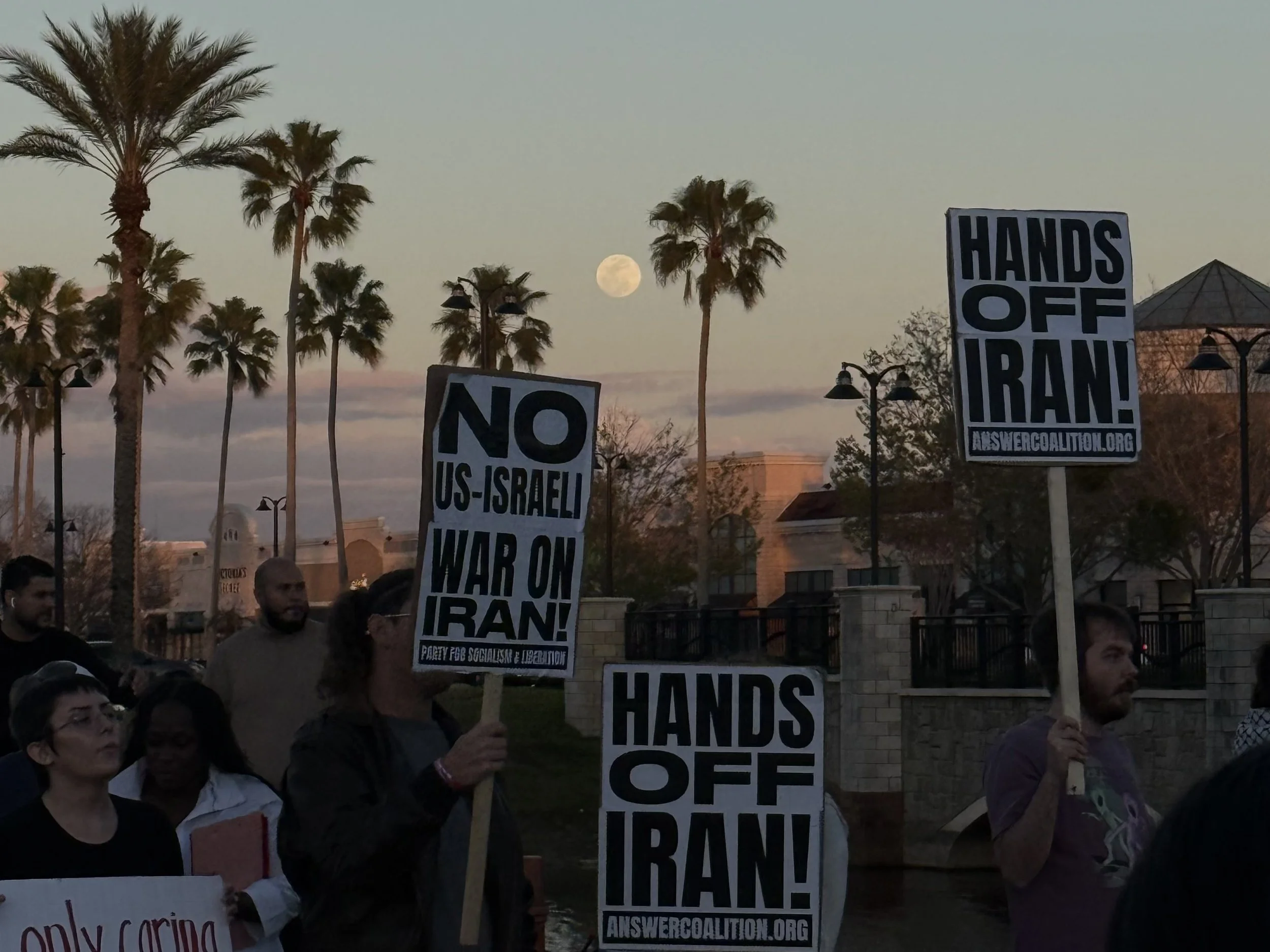 Local Protest Against Ongoing Strikes in Iran