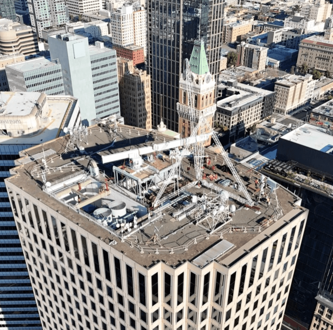 Installing BMU Telescopic Jib