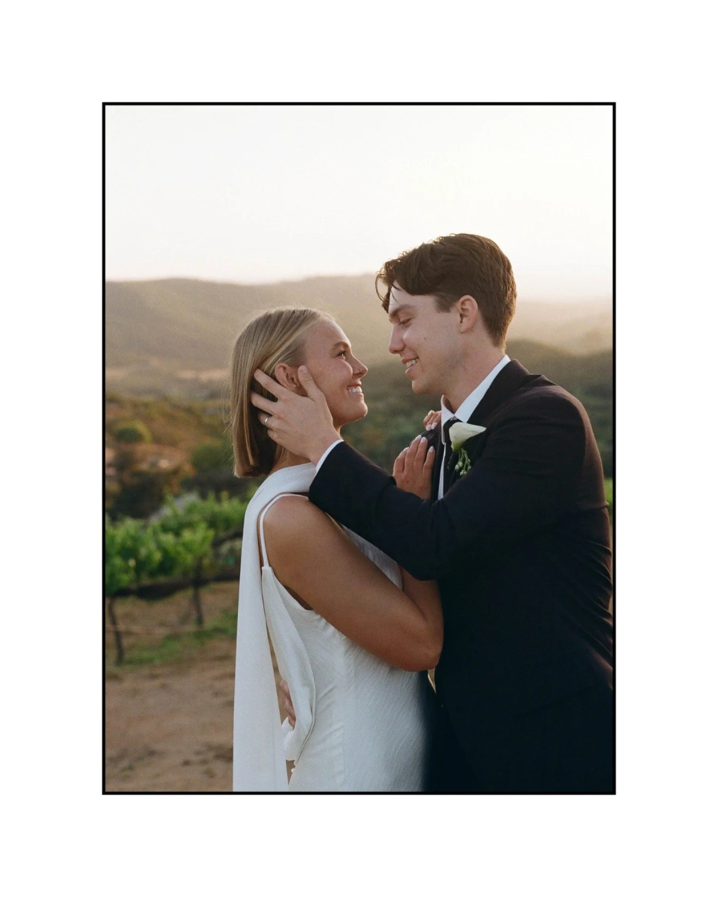 E &amp; C savoring these quiet, golden moments together 🕊️

Venue: @milagrowinery
Planning: @thesocaleventplanner
Dress: @alouisebridal
Hair &amp; Makeup: @thatgoddessglow @bespokehairllc

#weddingphotographer #filmweddingphotographer #ncweddingphot