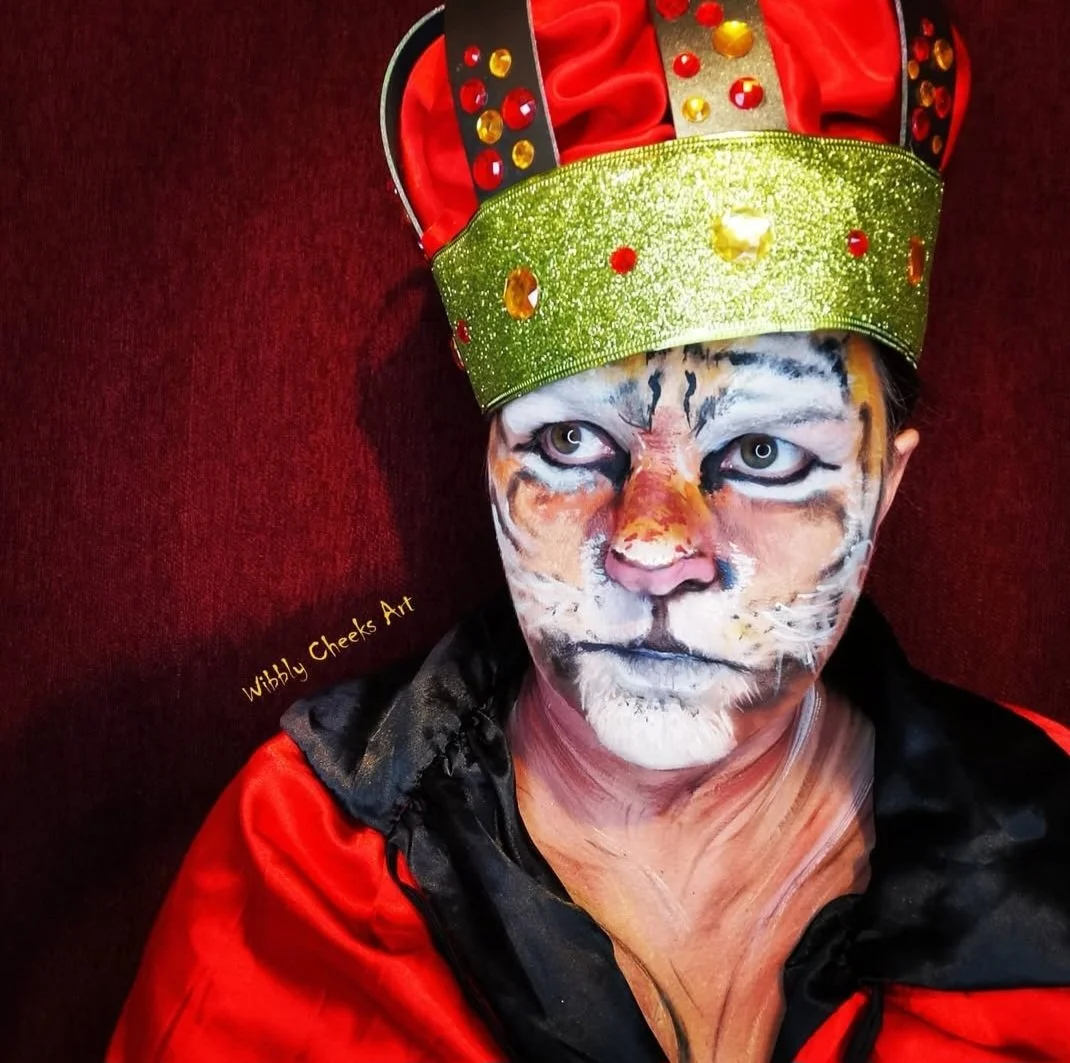 tiger king, face paint
