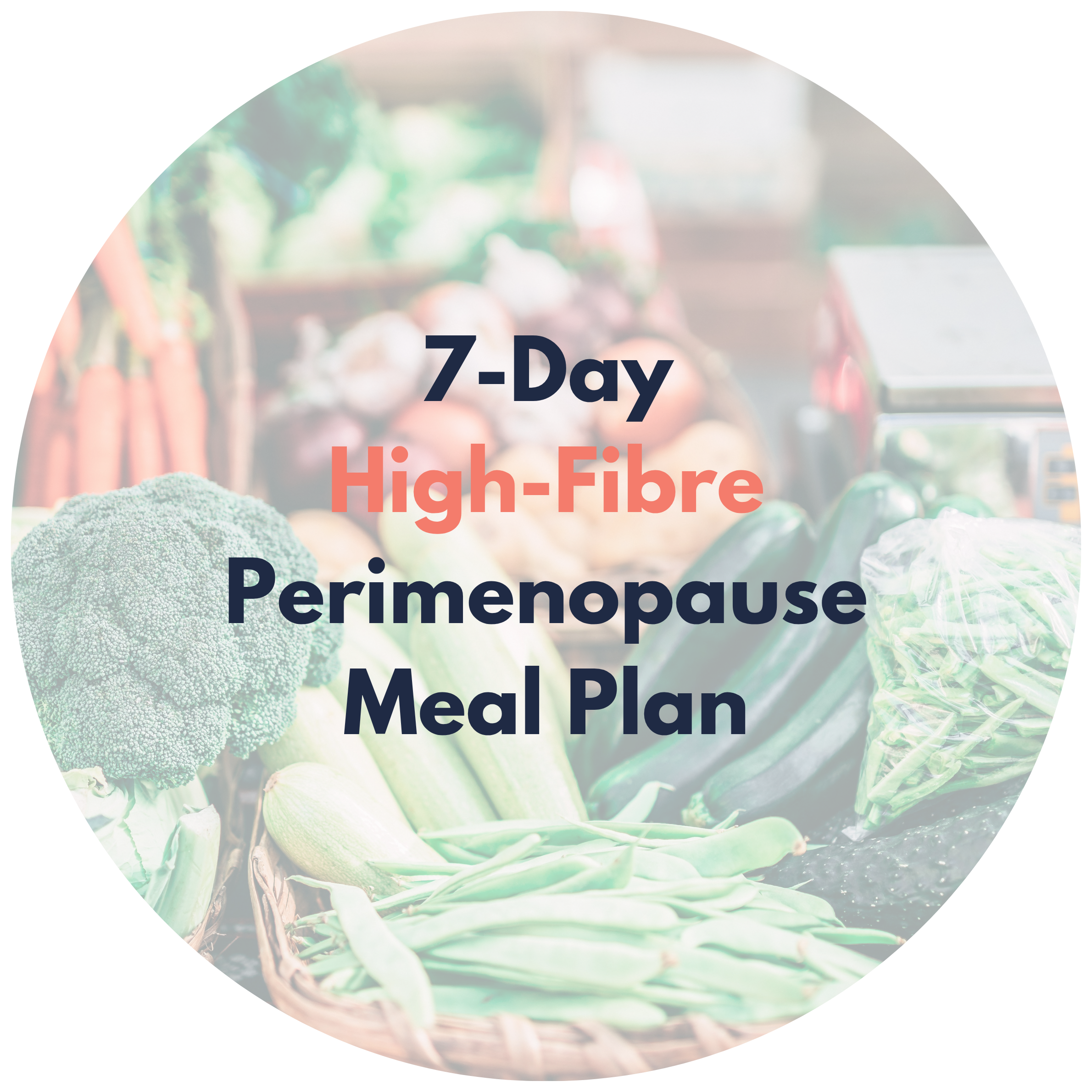 7 day high-fibre menopause meal plan