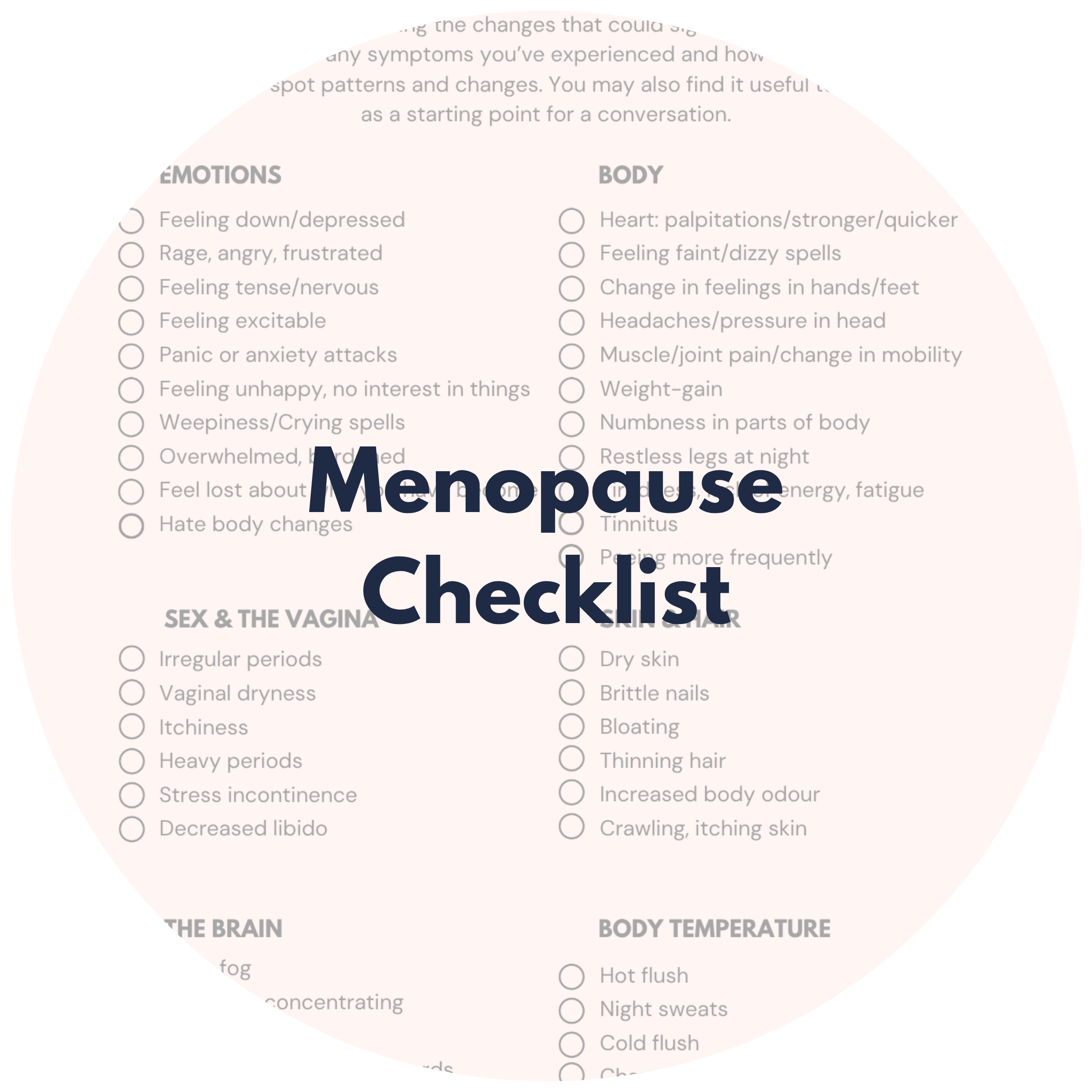 Is this menopause?