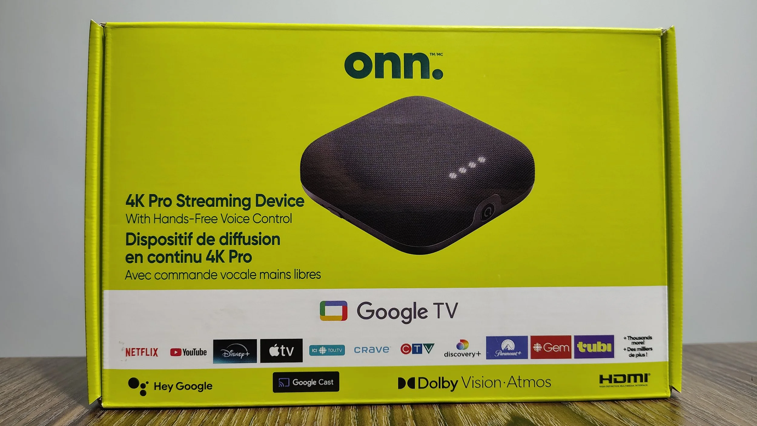 4K Pro Google TV Streaming Device