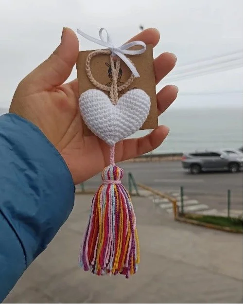 Purse heart pendant