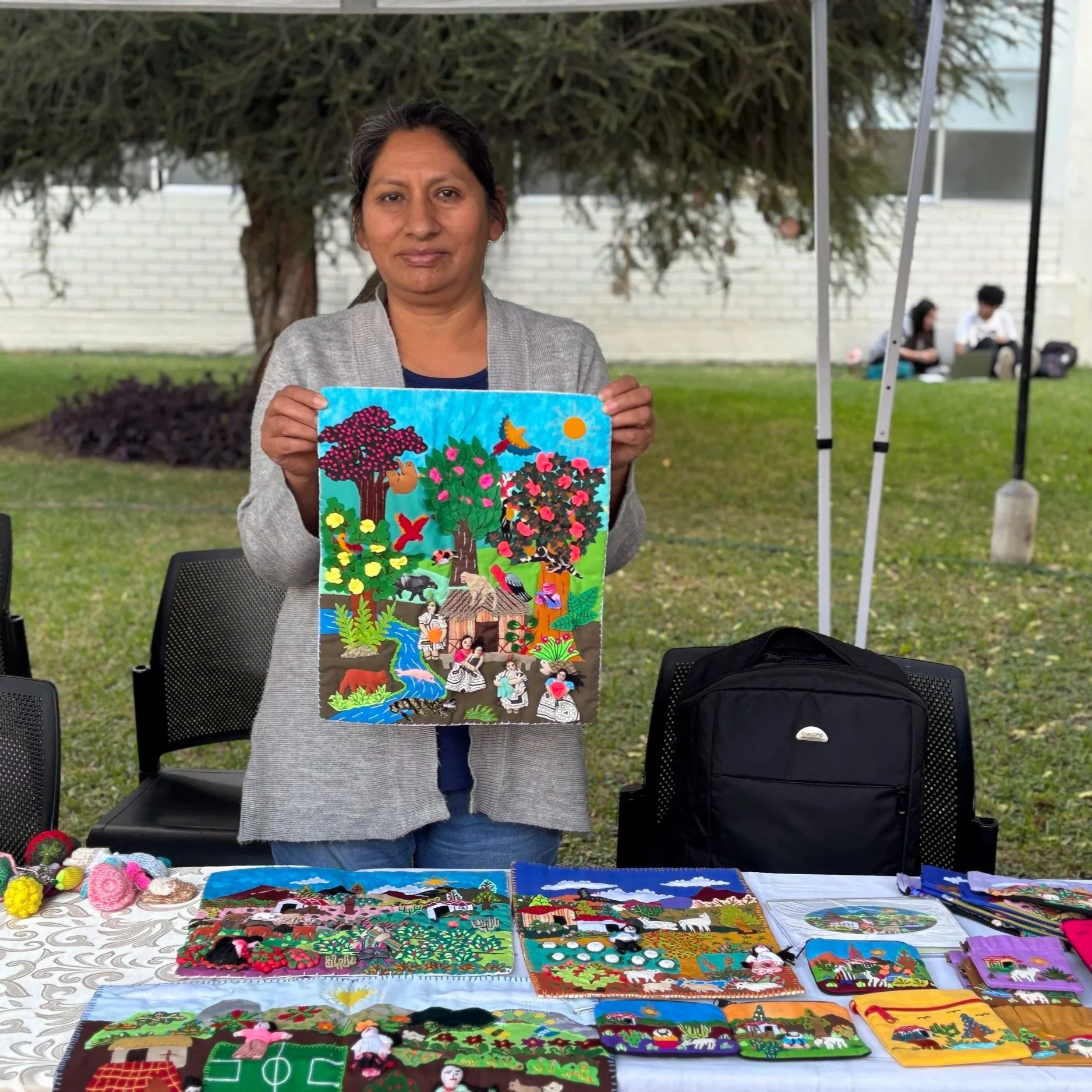 Trabajos en arpilera