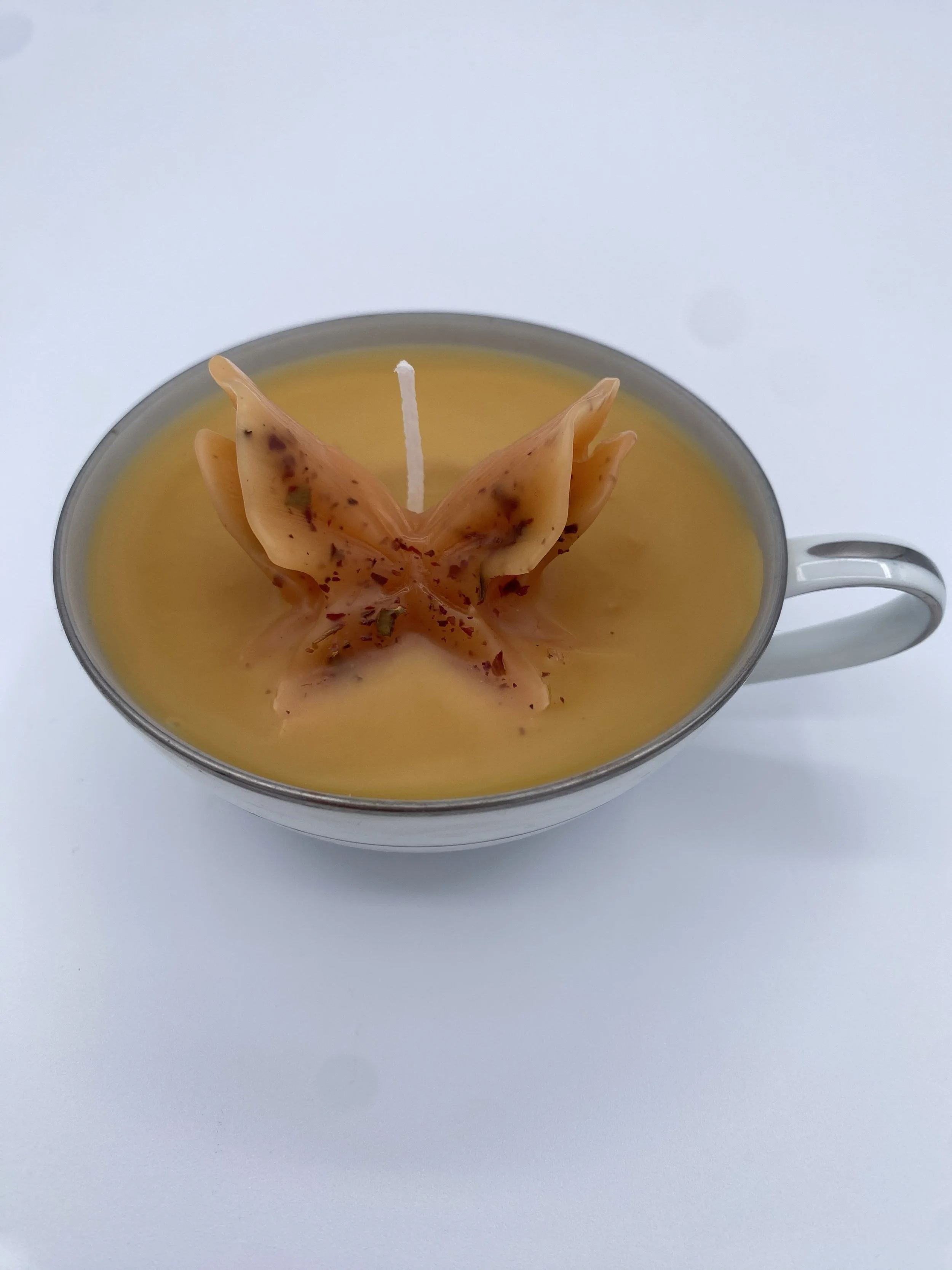 Butterfly Teacup Candle